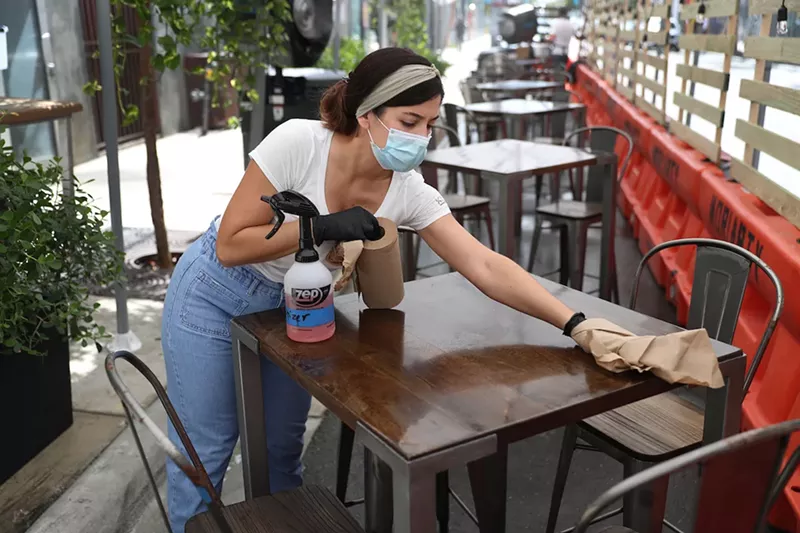 Image: Restaurants in Miami-Dade have been trying to stay afloat during the pandemic by offering outdoor dining.