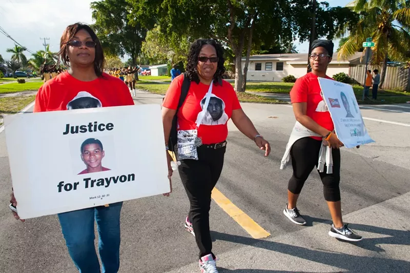 Image: A 2016 peace walk hosted by the Trayvon Martin Foundation was held at Coral City Park in northwest Miami-Dade.