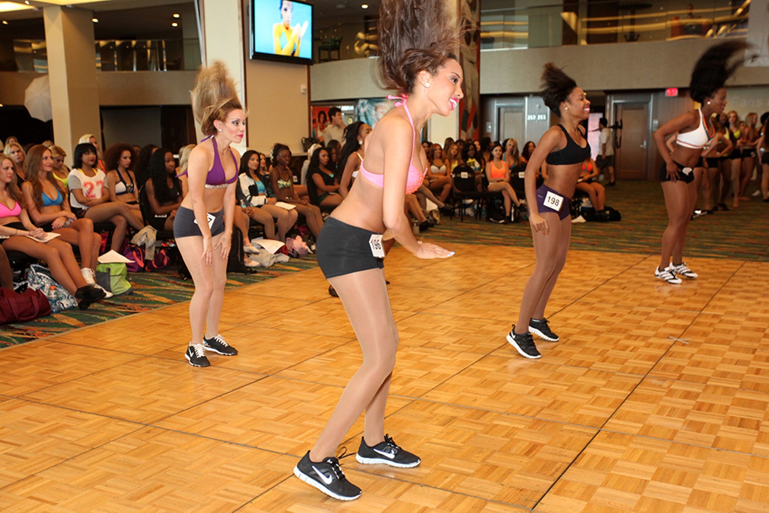 More than 100 women audition to be the next Miami Dolphins cheerleaders -  World News - Mirror Online