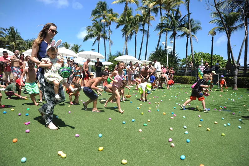 Image: Easter Egg hunts are part of the fun at Vida.