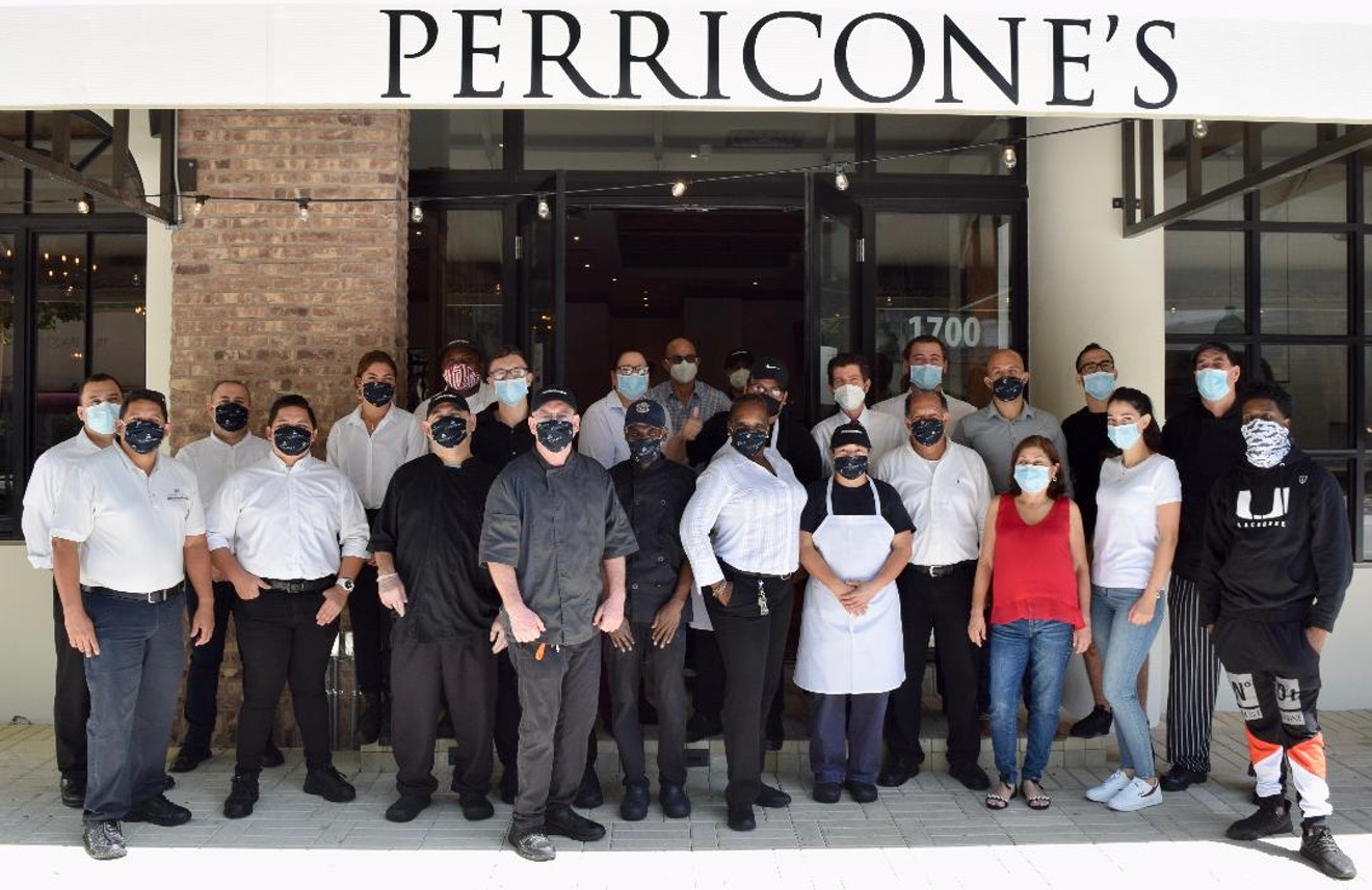 The staff at Perricone's