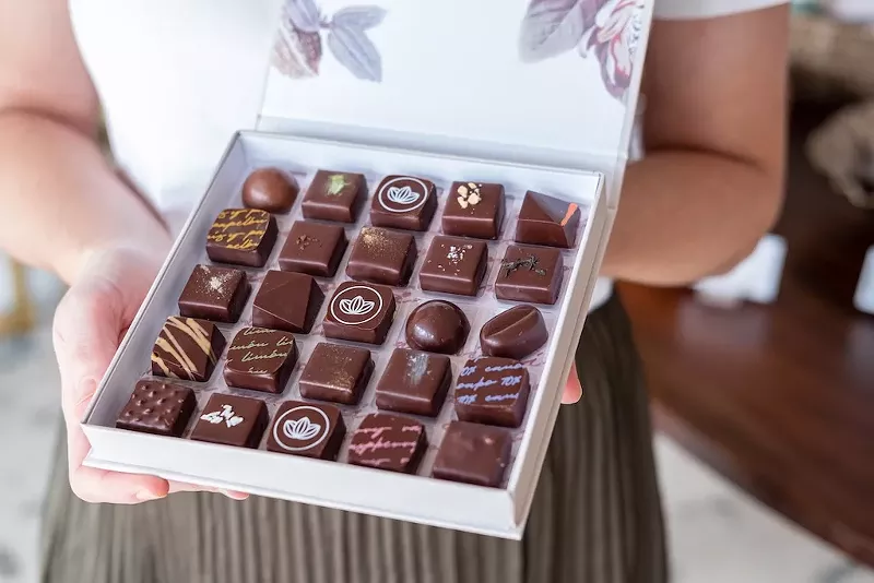 Image: Garcia Nevett Chocolatier de Miami's chocolate assortment