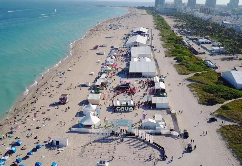 Image: The Grand Tasting Village is a SOBEWFF signature event.