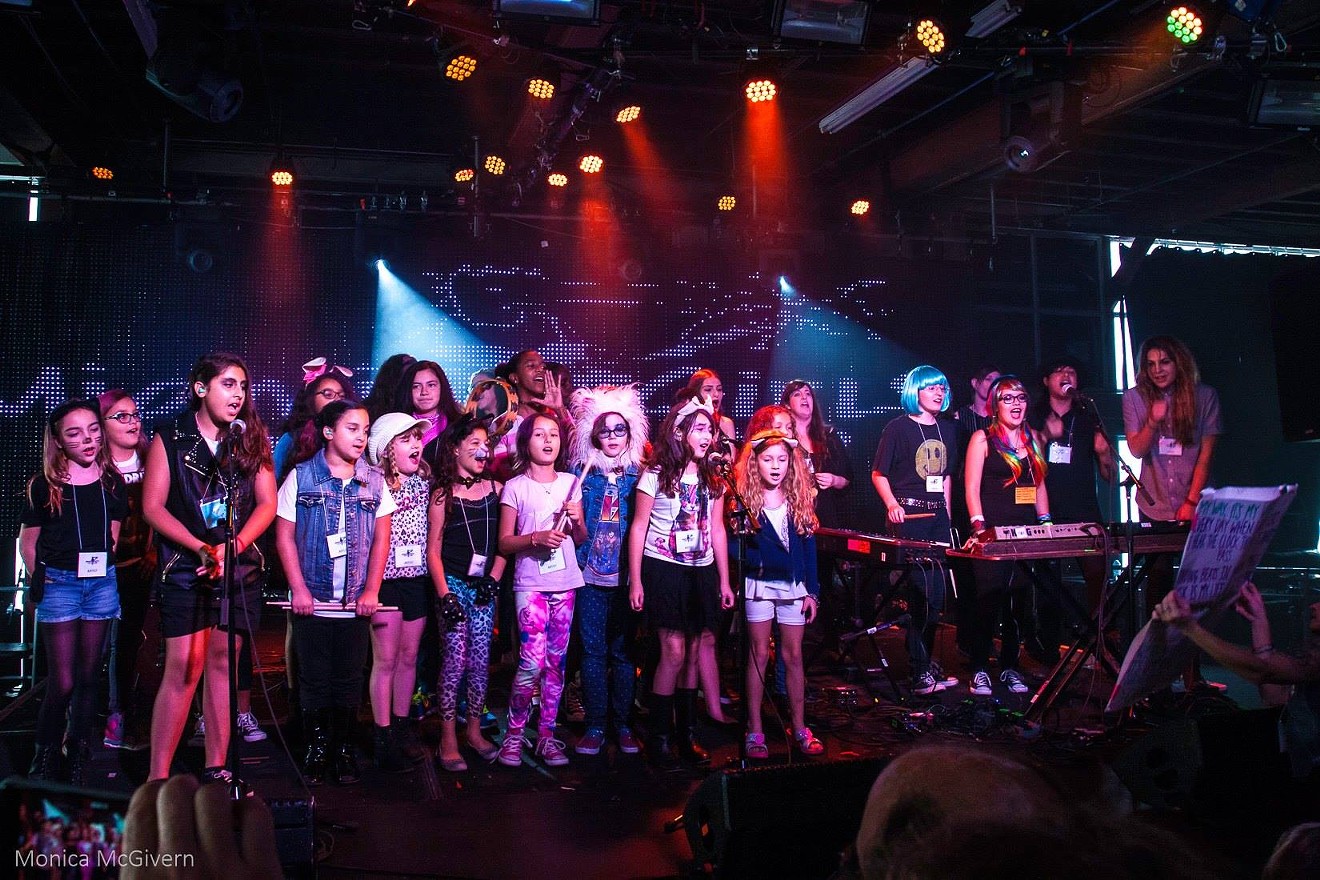 Miami Girls Rock Camp's first grand finale showcase, in 2015.