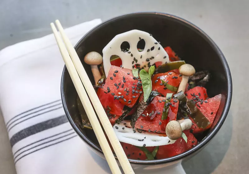 Image: Watermelon poke at GLAM. See more photos from GLAM here.