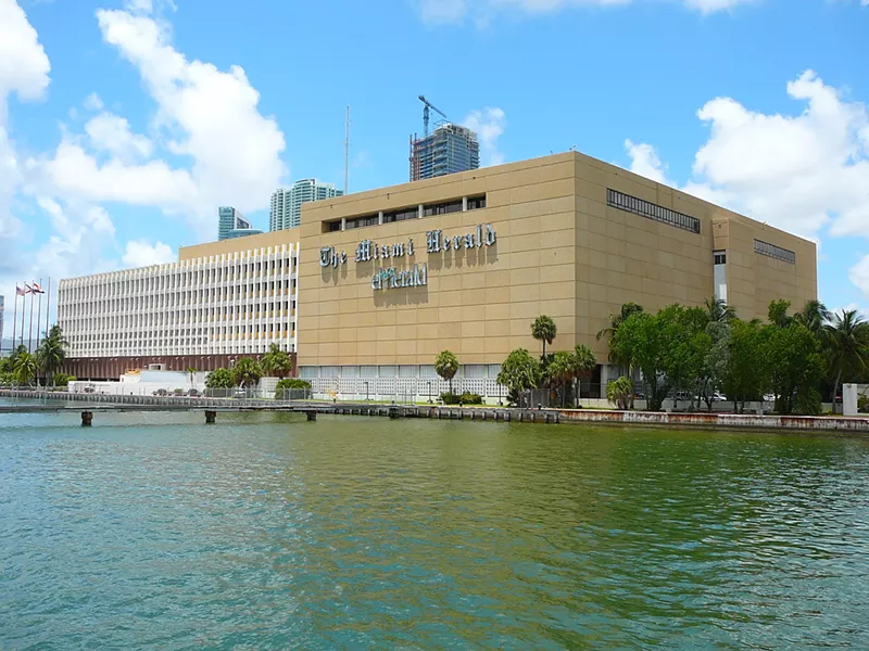 Image: The longtime Miami Herald headquarters was demolished in 2015.