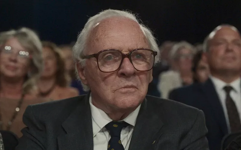 Image: Actor Anthony Hopkins portraying Sir Nicholas Winton in the film "One Life"