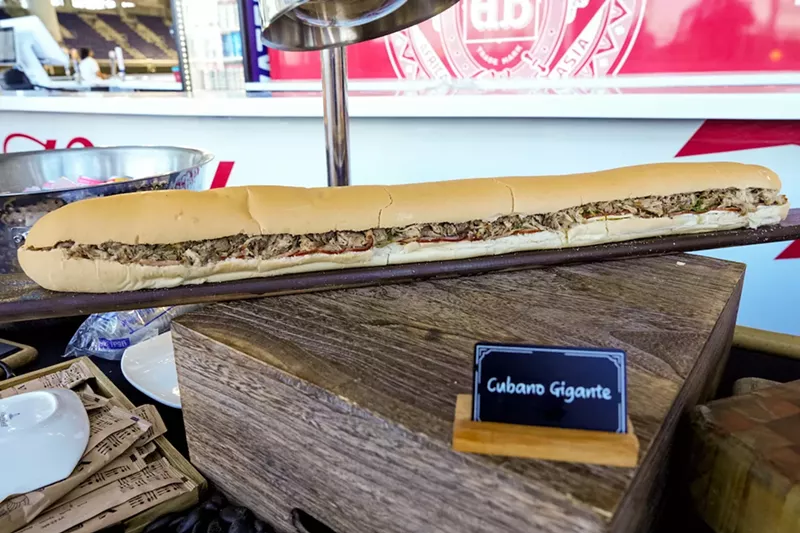 Image: A giant Cuban sandwich