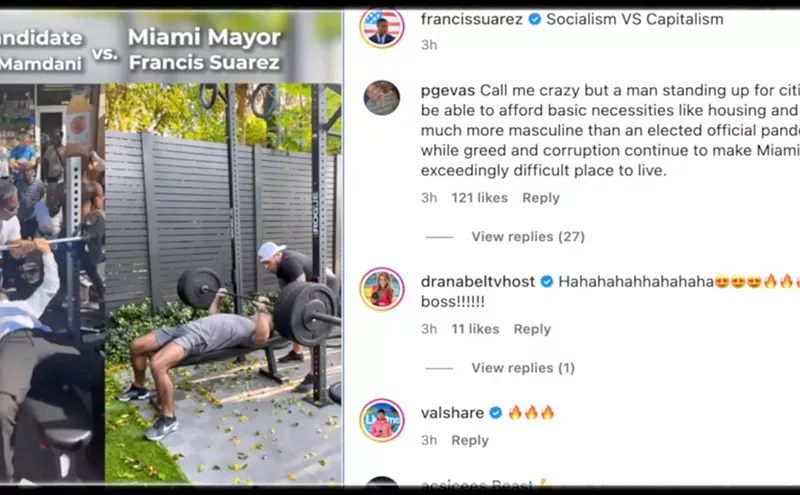 Image: Miami Mayor Records Himself Pumping Iron and Internet Gets the Ick