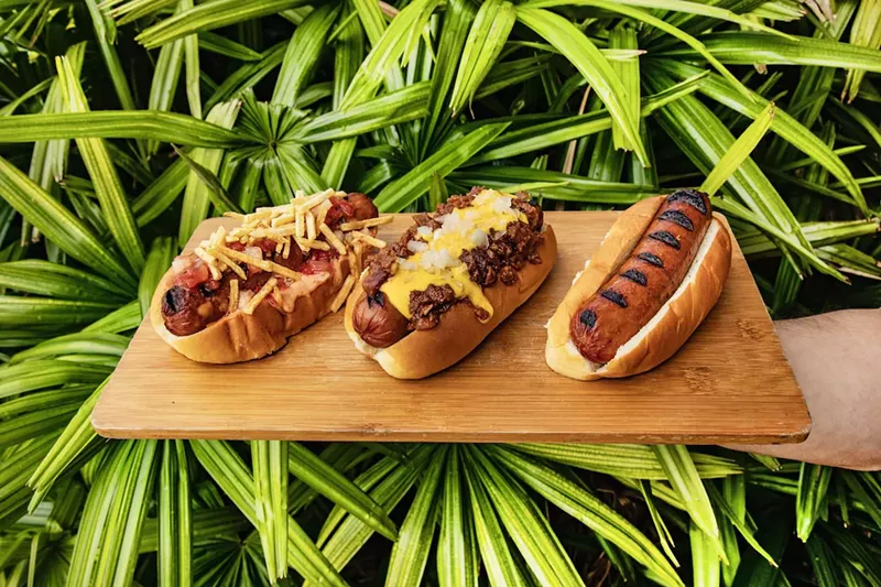 Image: Verde's regular, chili and Colombian hot dogs will be on offer on Memorial Day.
