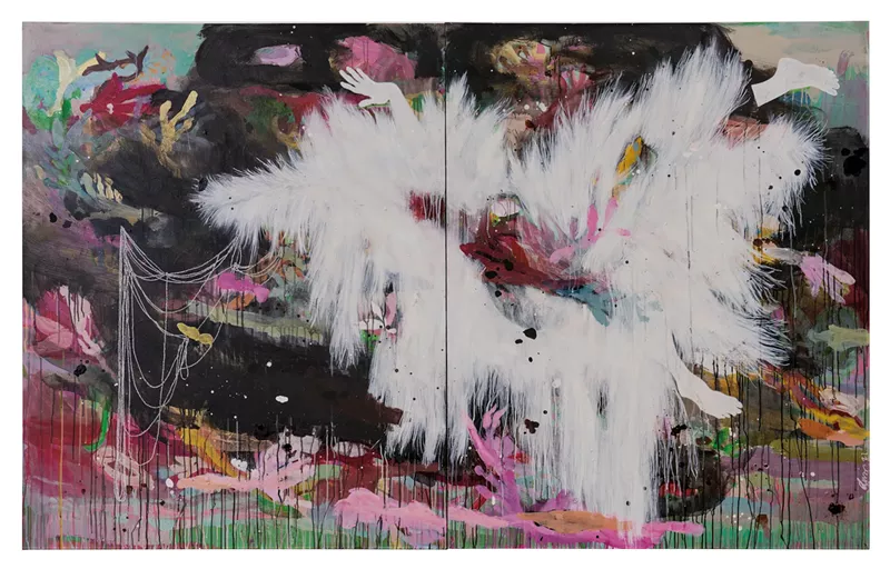 Image: Painting by French Caribbean artist Marielle Plaisir