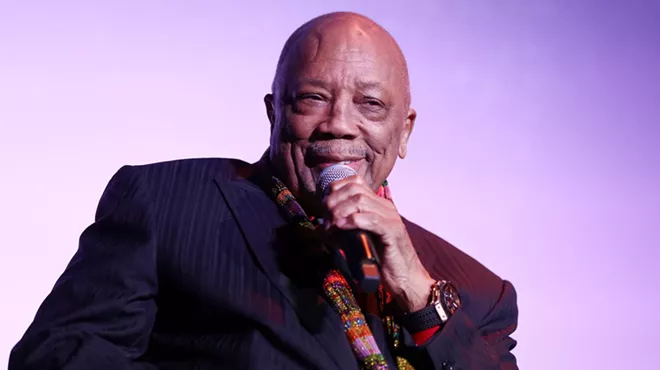 Quincy Jones at the premiere of Quincy on September 9, 2018, in Toronto