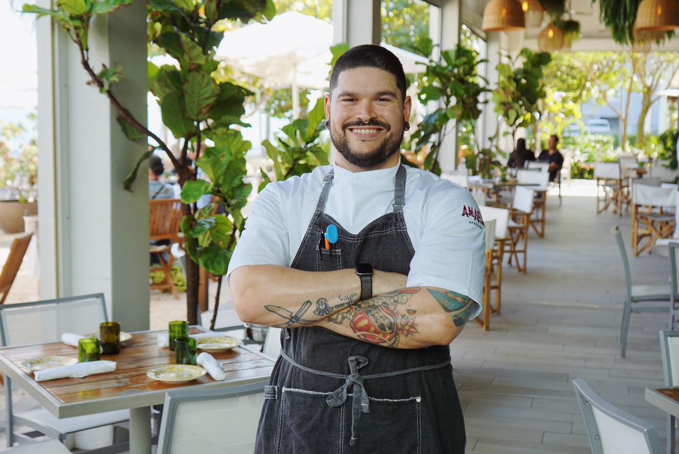 Chef Ivan Barros is Amara's new executive chef.