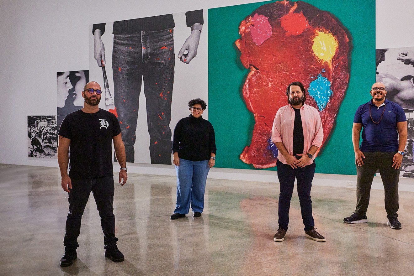 Marco Ramirez, Carmen Pelaez, Michel Hausmann, and Aurin Squire are among the theater artists working to create Miami New  Drama's "The Museum Plays' at the Rubell Museum.