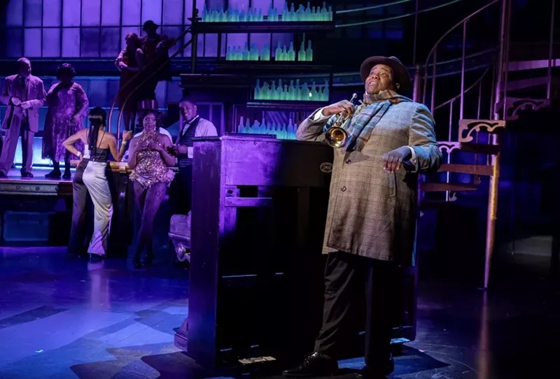 Image: Juson Williams stars as jazz great Louis Armstrong in Miami New Drama’s A Wonderful World.
