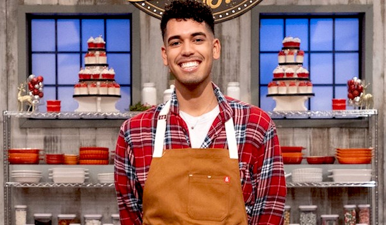 Miami Beach resident Lorenzo Delgado is still in the running in this year's Holiday Baking Championship on the Food Network.