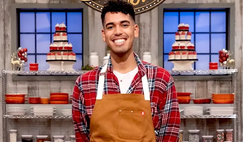 Image: Miami Beach resident Lorenzo Delgado is still in the running in this year's Holiday Baking Championship on the Food Network.