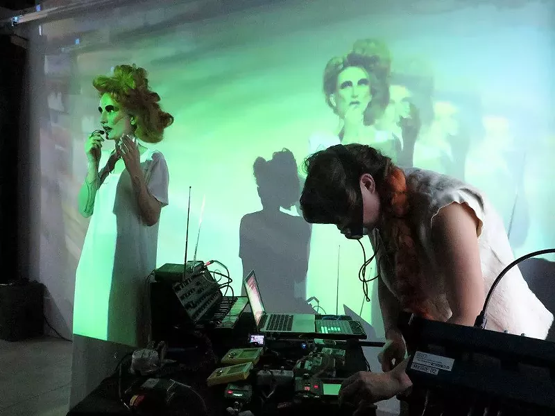 Image: A performance by Johnny Forever+Gambletron