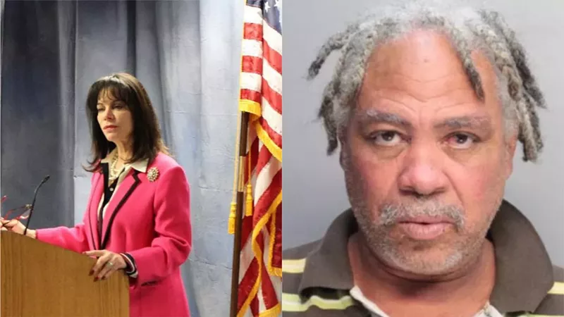 Image: The office of Miami-Dade State Attorney Katherine Fernandez Rundle (left) dropped the murder case against Rickey L. Davis.