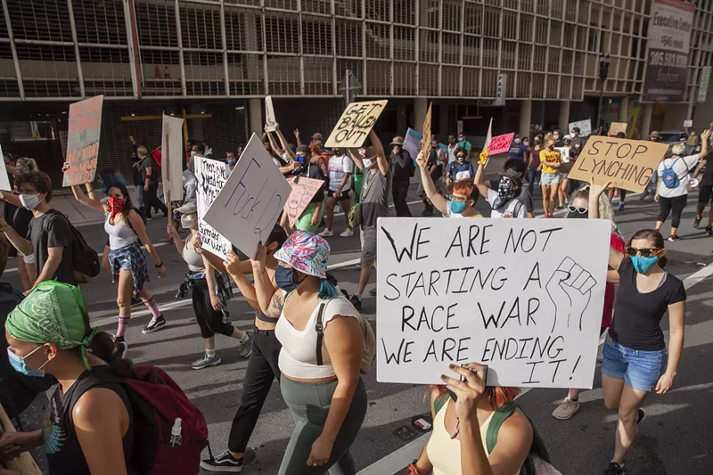 Image: Some worry the mass arrests will have a chilling effect and discourage Miami protesters from returning.