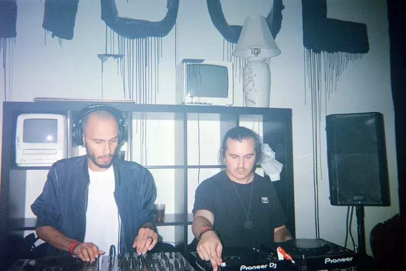 Image: Space Tapes artists Nicholas G. Padilla (left) and Nick León