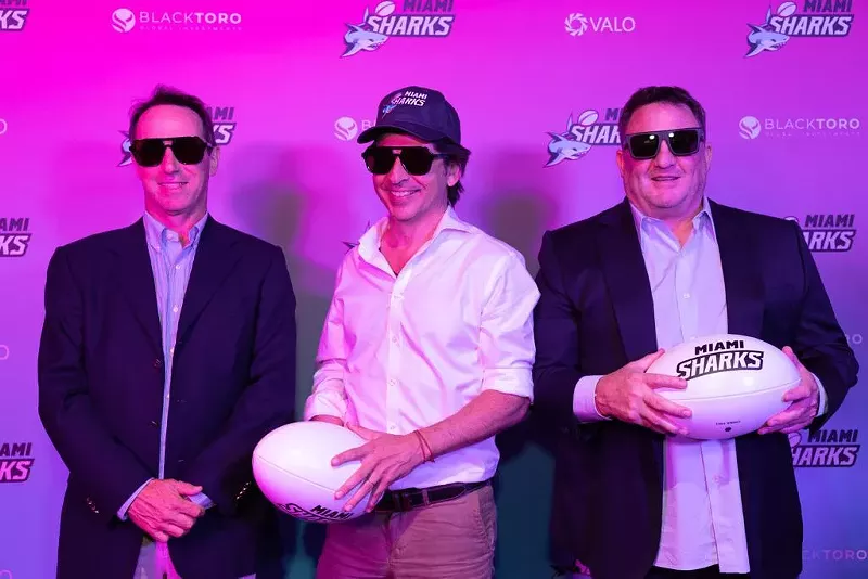 Image: Marcos Galperin (left), Ronaldo "Kony" Strazzolini, and Alejandro Macfarlane
