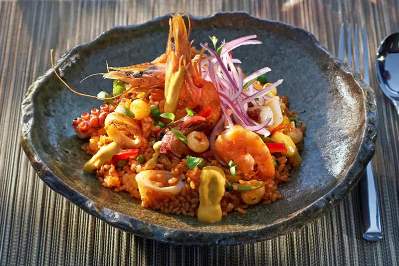Image: Arroz con mariscos La Mar