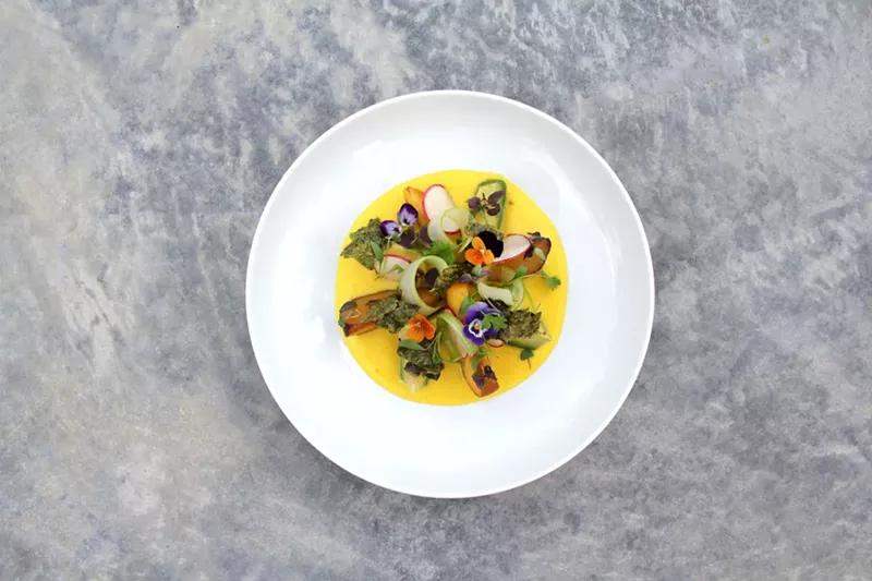Image: Stonefruit ceviche.