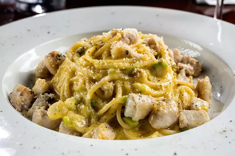 Image: Carbonara di mare at La Moderna.