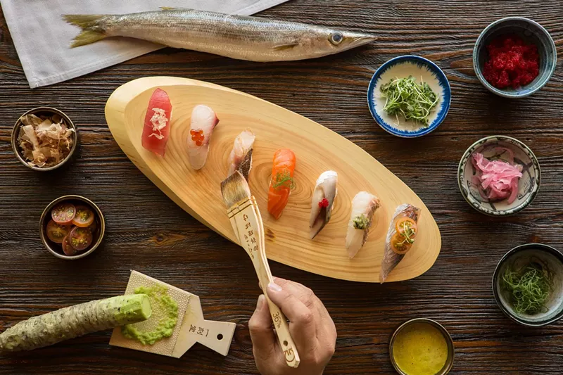 Image: Sushi at Dragonfly