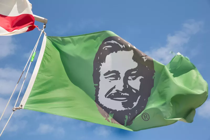 Image: The flag of Flanigan's Seafood Bar & Grill... all we need is white smoke like the Vatican to signal a new Flanigan's!