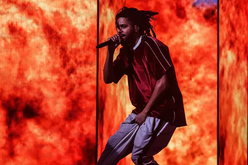 Image: View more photos from J. Cole's tour kickoff in Miami here.