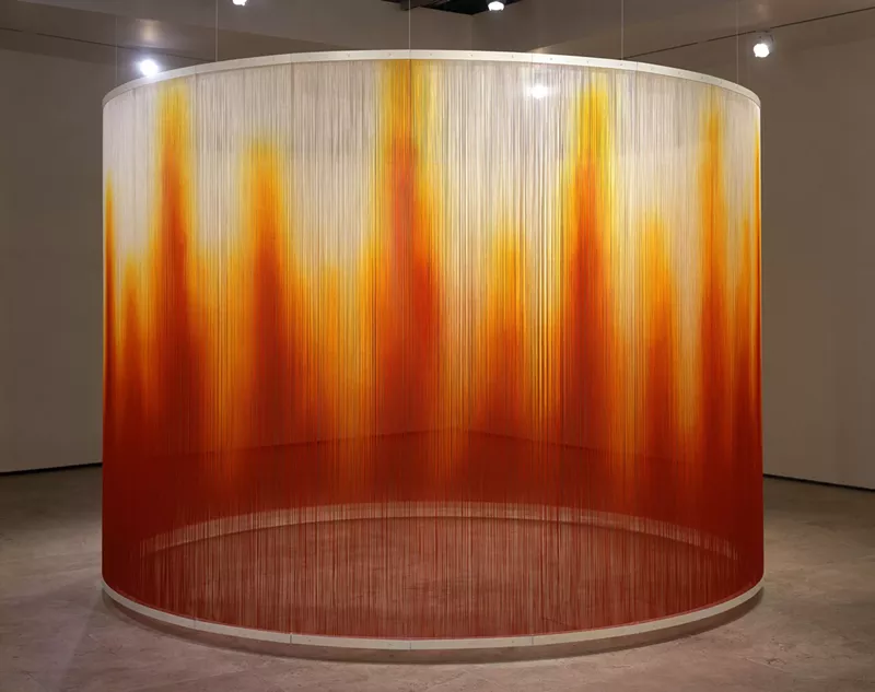 Image: Teresita Fernández's Fire (2005).
