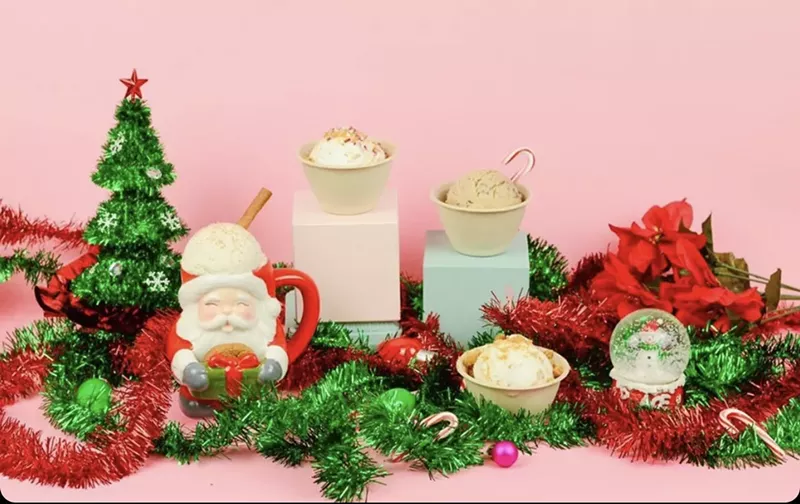 Image: Christmas-inspired frozen delights at Dasher & Crank.