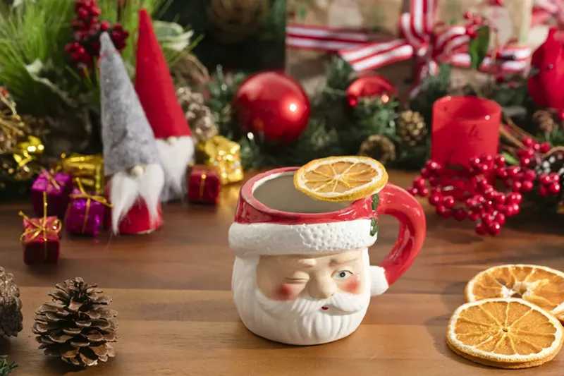 Image: "Bad Santa" cocktail at Miracle Bar
