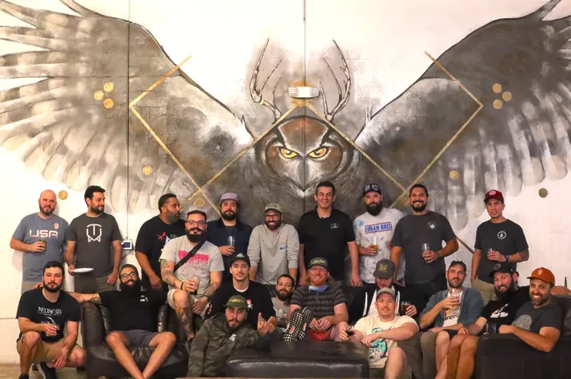 Image: Sixteen of Miami's independent craft brewers banded together to brew a collaboration stout in honor of Unseen Creatures' second anniversary.