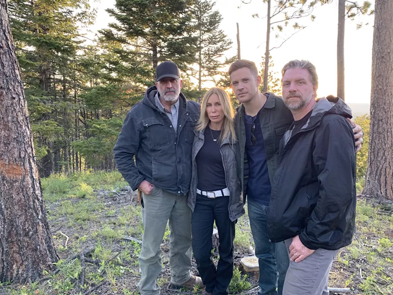 Image: The Expedition Bigfoot team: Russell Acord (left), Mireya Mayor, Bryce Johnson, and Ronny LeBlanc