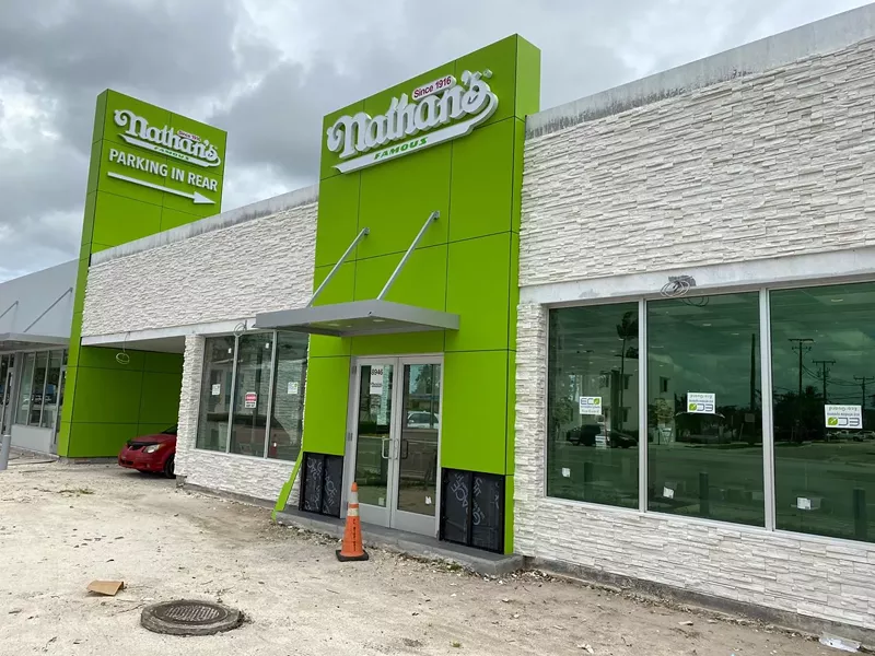 Image: The Nathan's Famous Miami storefront coming to Bird Road