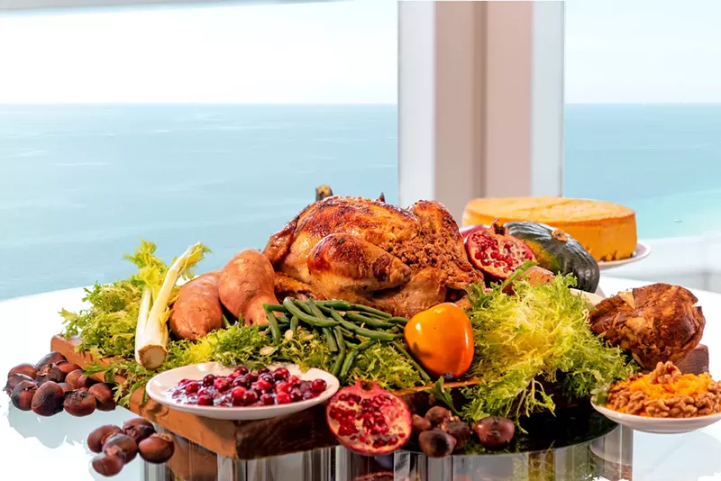 Image: Il Mulino's Thanksgiving feast.