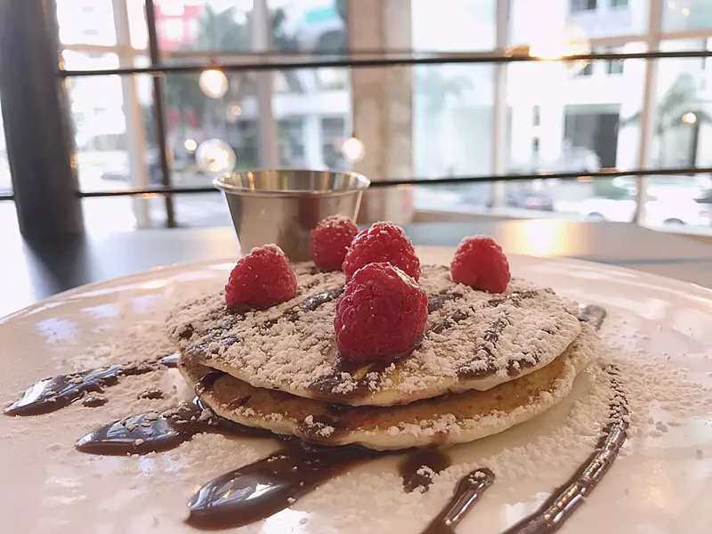 Image: Nutella pancakes at Bertoni's in Brickell.