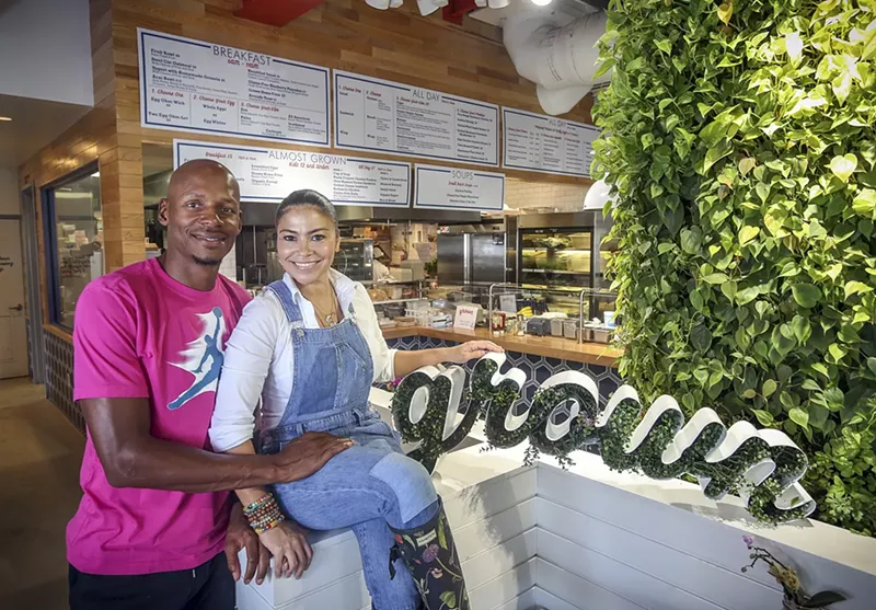 Image: Ray and Shannon Allen inside Grown.