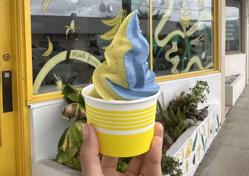 Image: Valeria Alvarez teamed up with her husband to turn rescued bananas into creamy vegan soft serve using just two ingredients: bananas and coconut milk.