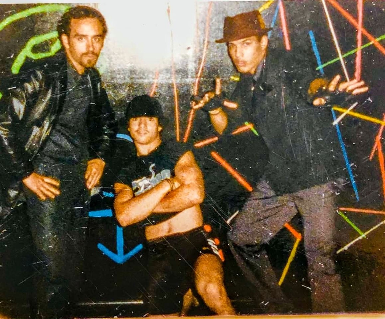 Beat Club regulars Mighty Rock (left), Frost, and MC Flex.