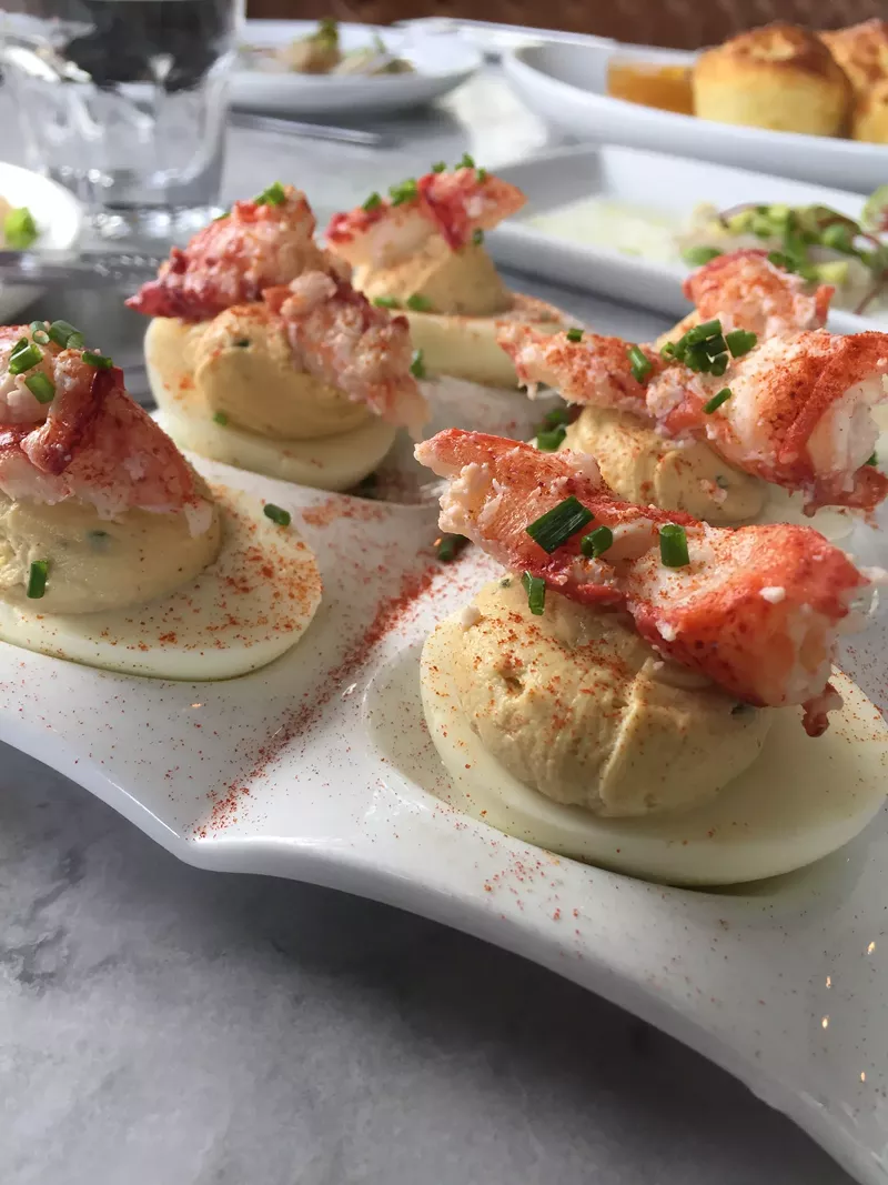 Image: Celebrate the day with lobster deviled eggs