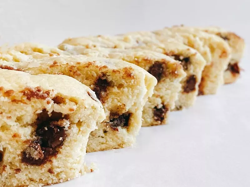 Image: Mandel bread is a Jewish, biscotti-type almond cookie.