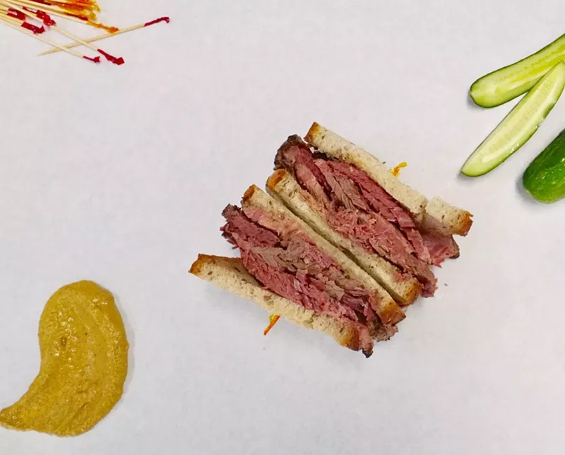 Image: Thanks to Uber Eats, you can enjoy the hot pastrami from Schwartz's Genuine Miami Deli without leaving the house.