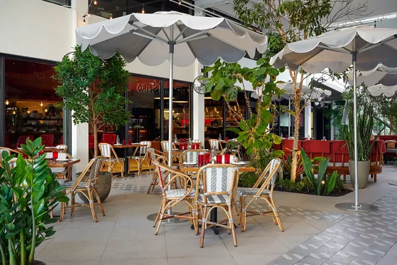 Image: The new outdoor patio at Michael's Genuine Food & Drink