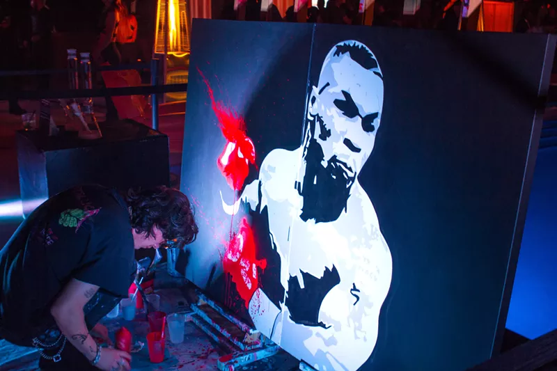Image: Be honest – you kind of want a painting of Mike Tyson beating the shit out of someone.