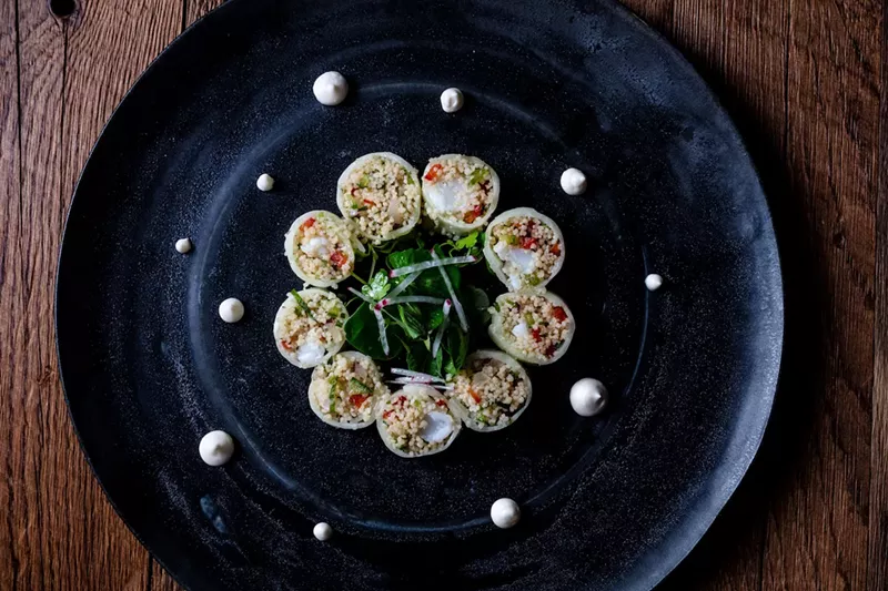 Image: Couscous daiikon roll at Mila.