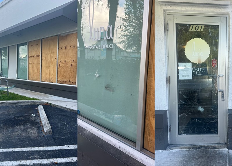 Italian eatery Luna Pasta e Dolci in Miami's Upper Eastside was burglarized four times in short succession.